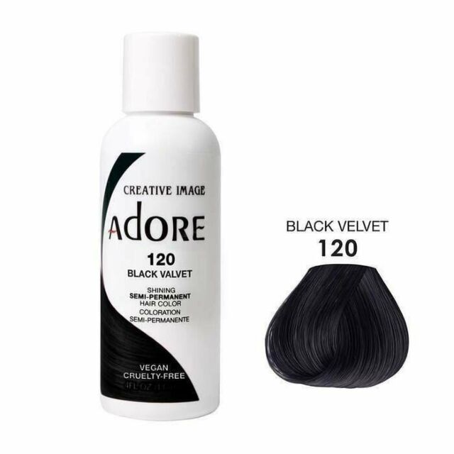 Adore Semi Permanent Hair dye Black Velvet 120