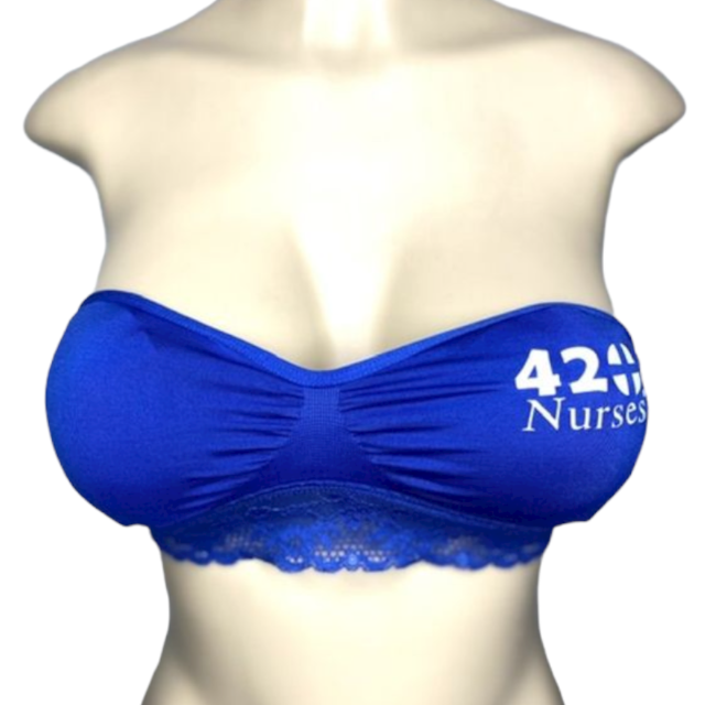 Royal Blue Lace Bandeau