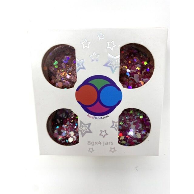 Rave Planet Glitter Pink holo