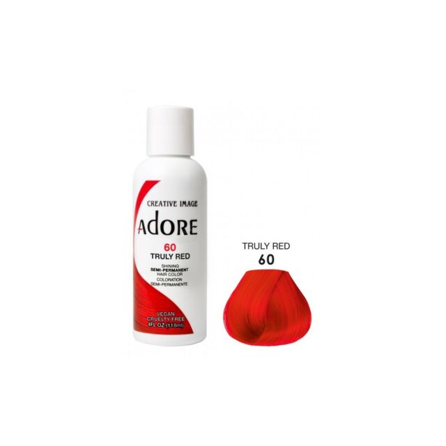 Adore Semi Permanent Hair dye Truly Red 60