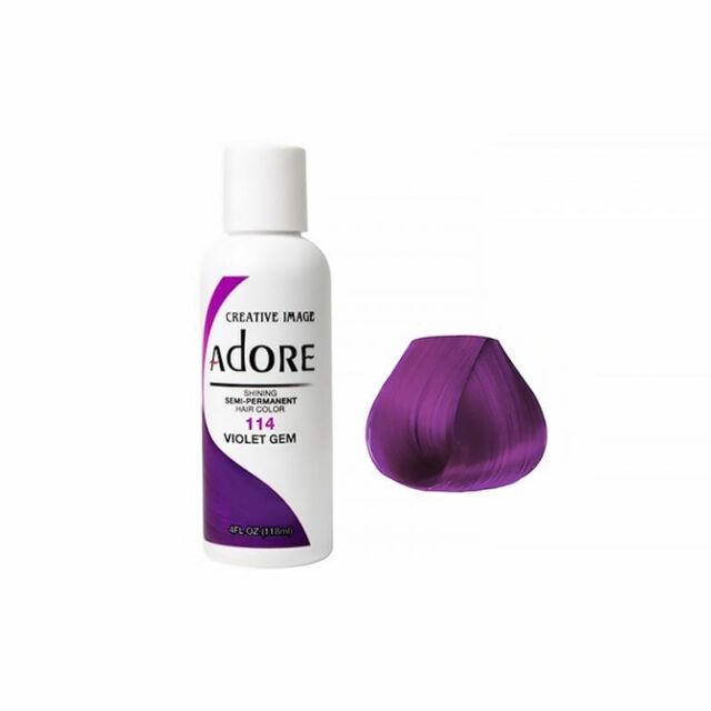 Adore Semi Permanent Hair dye violet gem 114