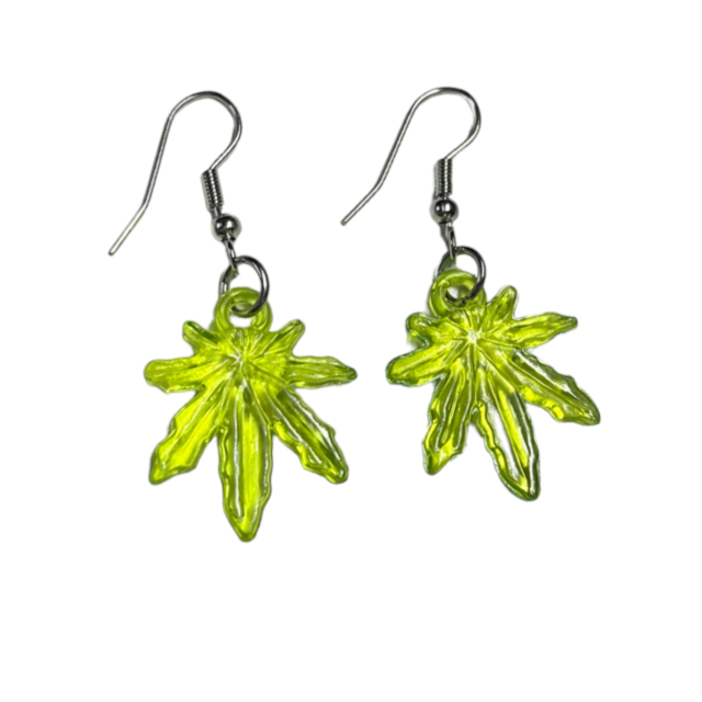 Potleaf Earrings green