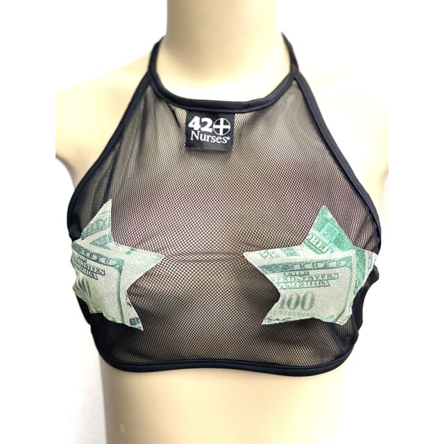 Money Star Mesh Top