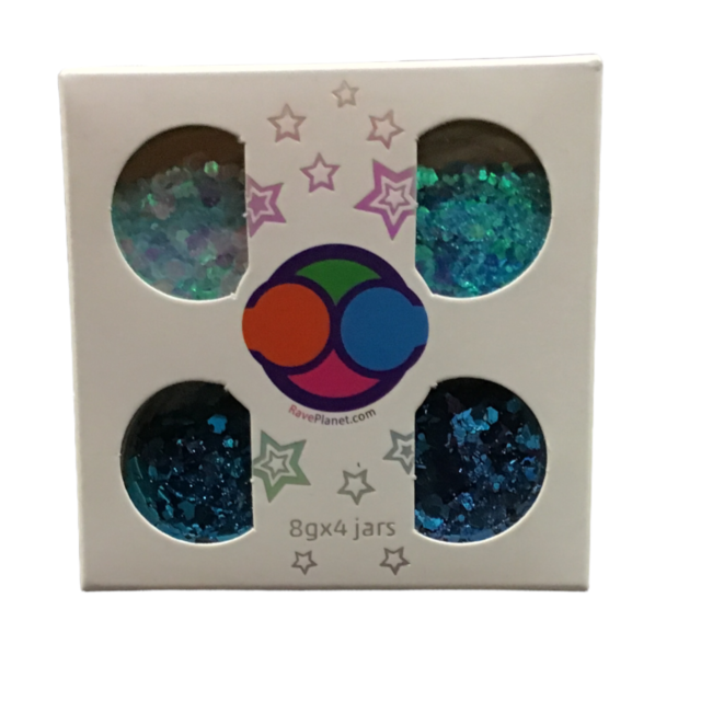 Rave Planet Glitter Baby Blue