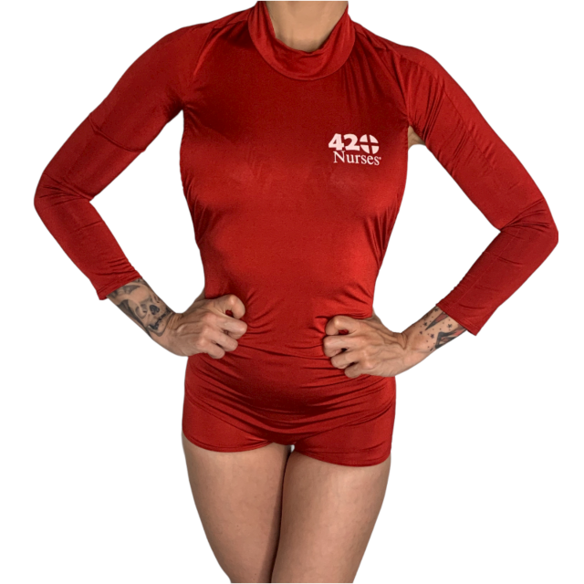 Backless Strechy Red