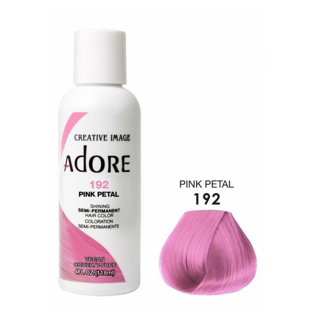 Adore Semi Permanent Hair dye pink petal 192