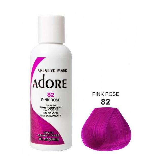 Adore Semi Permanent Hair dye Pink Rose 82