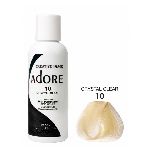 Adore Semi Permanent Hair dye Crystal Clear 10
