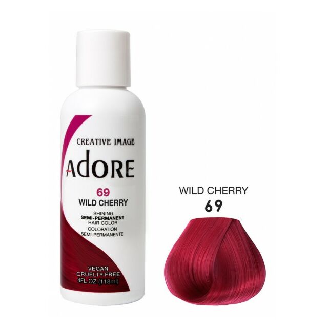 Adore Semi Permanent Hair dye Wild Cherry 69