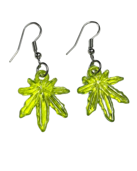Potleaf Earrings green